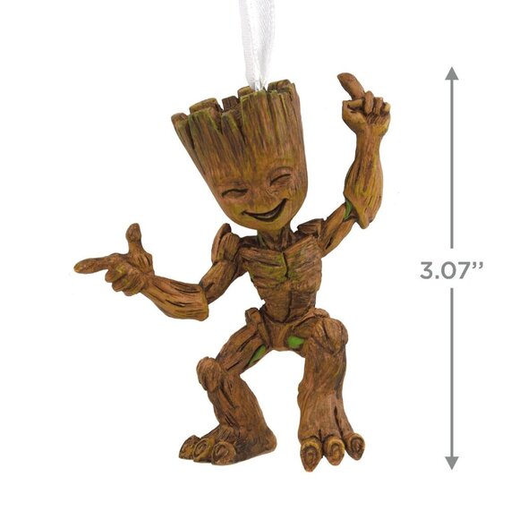 Hallmark Marvel Groot 3 inch Christmas Tree Decorative Ornament New - Picture 8 of 8